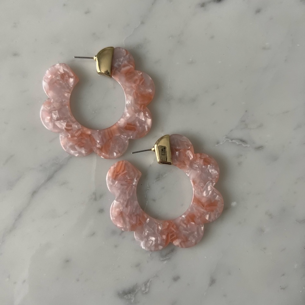 Free Press Flower Earrings